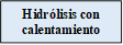 Hidr�lisis con calentamiento