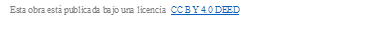 Esta obra est  publicada bajo una licencia  CC BY 4.0 DEED

