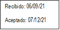 Recibido: 06/09/21
Aceptado: 07/12/21
