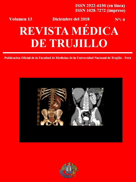 					Visualizar v. 13 n. 4 (2018): REVISTA MÉDICA DE TRUJILLO
				