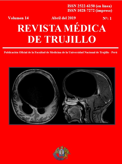 					Ver Vol. 14 Núm. 1 (2019): REVISTA MÉDICA DE TRUJILLO
				