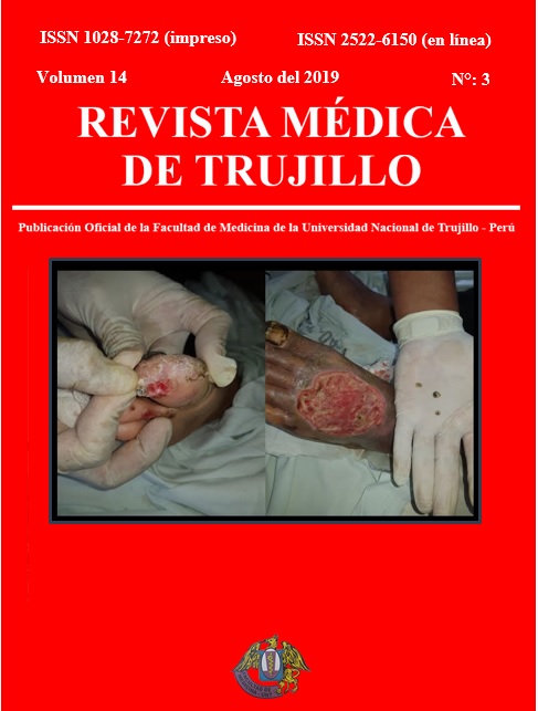 					View Vol. 14 No. 3 (2019): REVISTA MÉDICA DE TRUJILLO
				