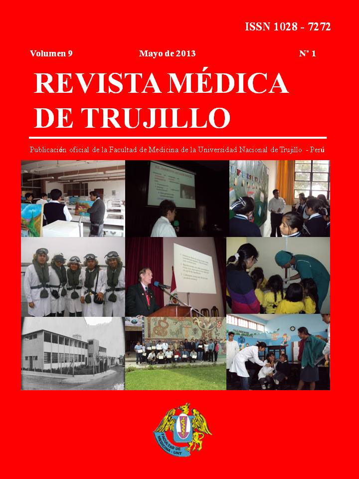 					Ver Vol. 9 Núm. 1 (2013): Revista Médica de Trujillo
				